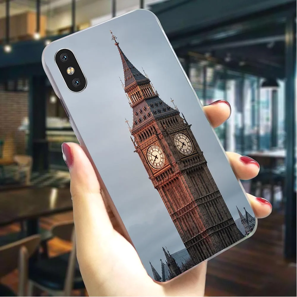 Чехол для телефона Big Ben in London с рисунком iPhone XR 5 5S SE 6 6S/6 6S Plus 7 8/7 8 X XS Xs Max|Бамперы| |