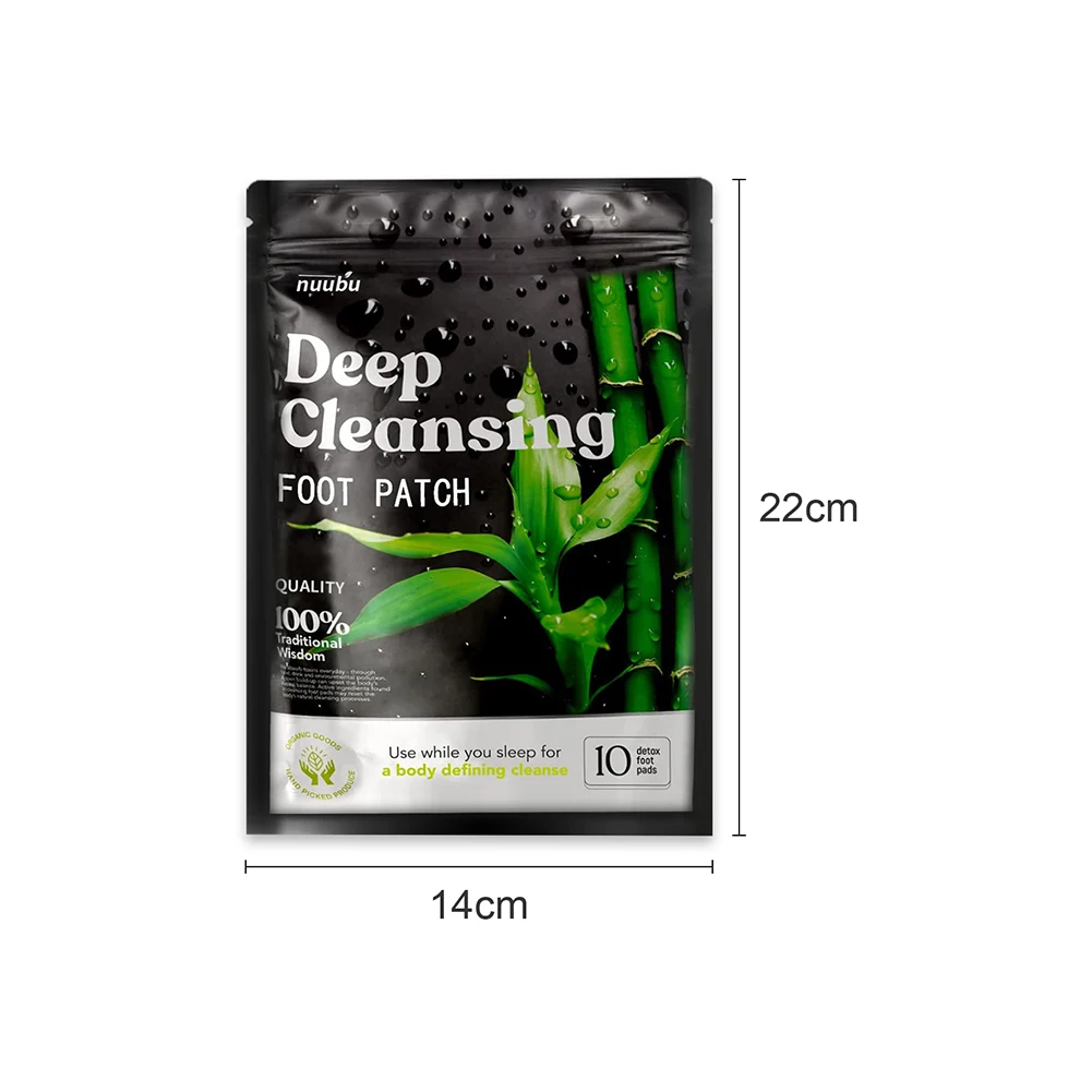 Detox Foot Patches for Stress Relief Deep Sleep Natural Herbal Toxins Clean Body Cleansing Adhesive Pads Health | Красота и здоровье