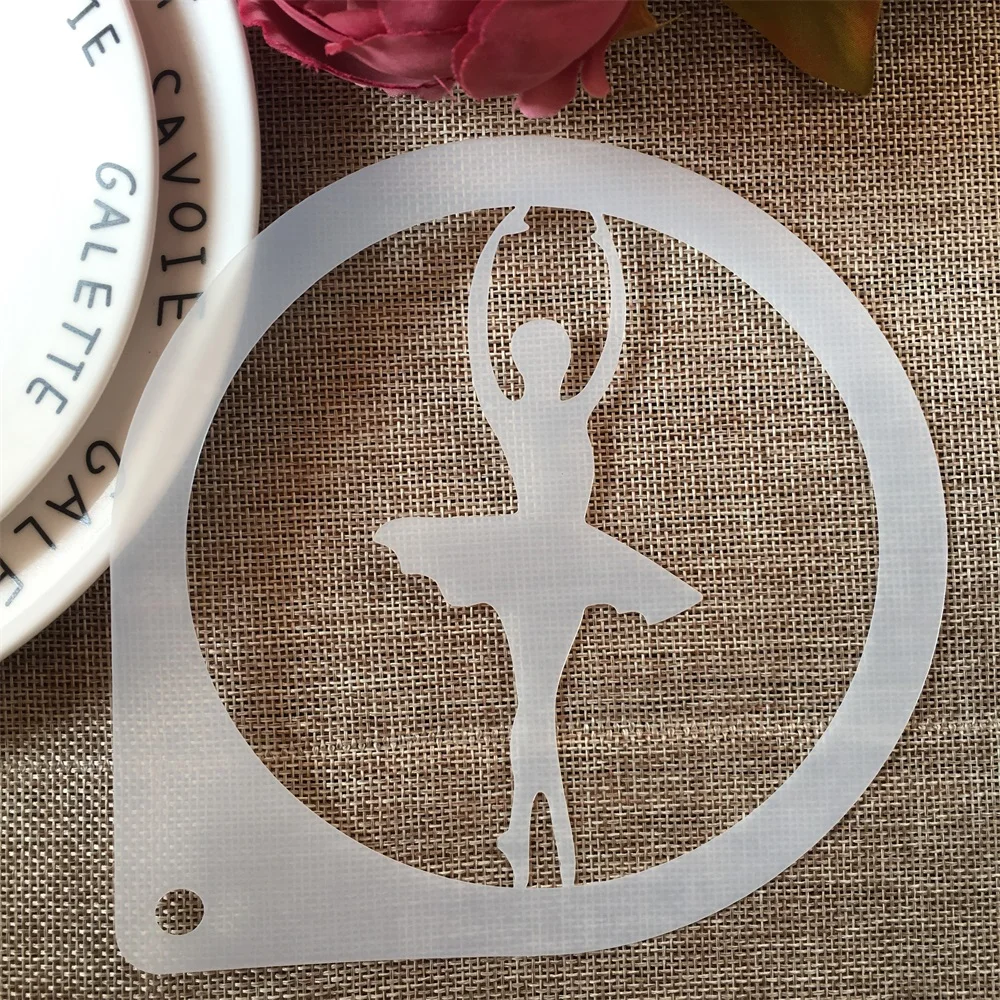 

1Pcs 15cm Ballet Dance Girl E DIY Craft Layering Stencils Painting Scrapbooking Stamping Embossing Album Paper Card Template