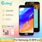 Оптовая продажа OLED для Samsung Galaxy J320 Lcd J3 2016 дисплей с сенсорным экраном дигитайзер J320M J320F J320H в сборе Бесплатная доставка