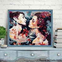 5d diy diamond painting couple love embroidery full round square drill cross stitch kits mosaic pictures handmade home decor
