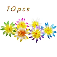 10pcslot flowers christmas hawaii summer party diy decorations artificial flowers hula girls favor hair decoration flower