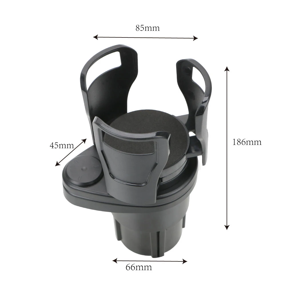 FORAUTO Adjustable Car Dual Cup Holder, Sunglasses and Phone Organizer with Drinking Bottle Holder Bracket - Car Styling image 6