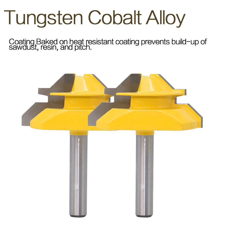Концевая фреза с хвостовиком 8 мм торцевая защитой от откидной крышки 45 градусов