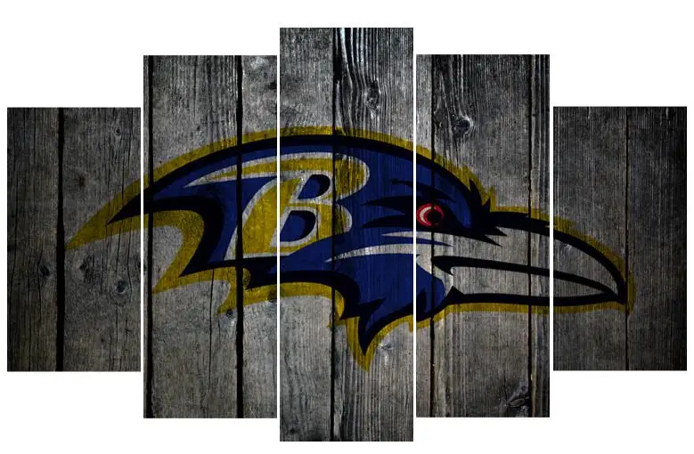 NF-2 Sport Ball Patriots Team Paintings Wall Home Decor New England Canvas Painting Calligraphy For Living Room Bedroom - Цвет: NF-2