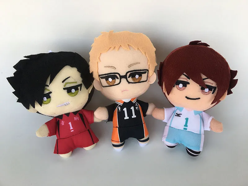 2021 В наличии! 13-15 см Новое поступление Haikyuu! Kuroo Tetsurou/Oikawa toory/ Kei Tsukishima аниме плюшевая