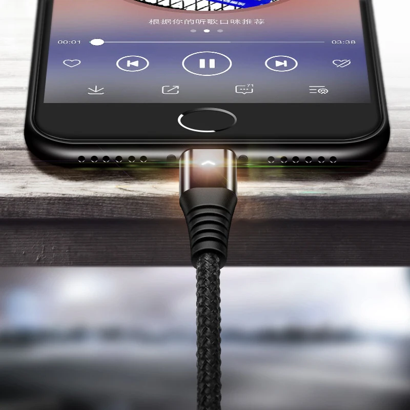 3а быстрое зарядное устройство для iphone Andriod Micro usb type-C нейлоновые кабели для быстрой зарядки телефонов