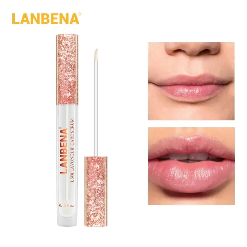 LANBENA Уход за губами увлажнение Plumper сывороточная маска средство для губ блеск 4 5