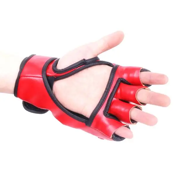 

Thickened Boxing Gloves Half Finger Gloves PU Karate Muay Sanda Training Equipment Flexible & Fashionable Fight Boxing Gloves
