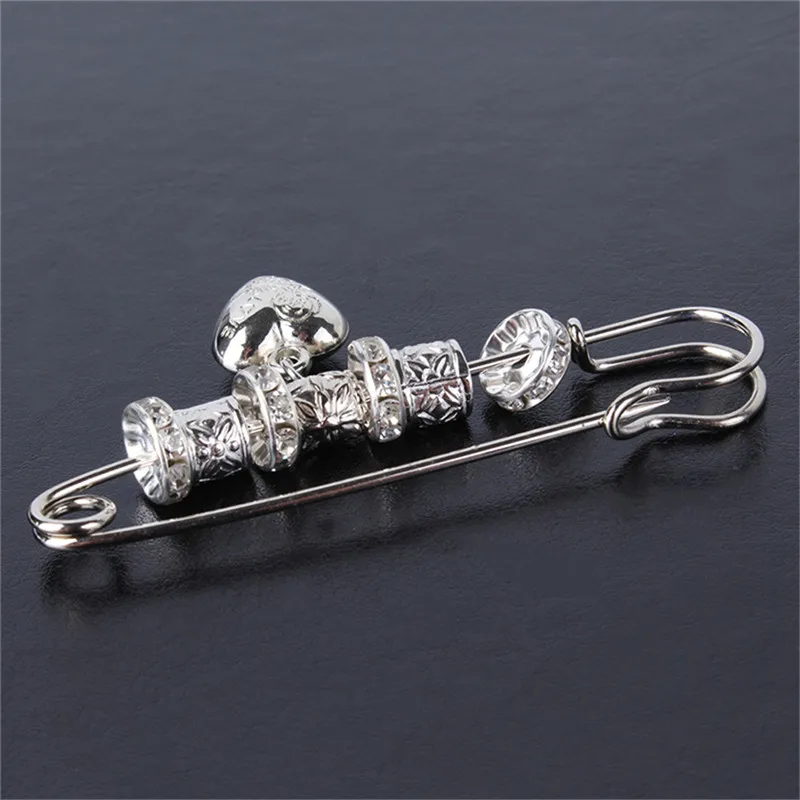 Fashion new Vintage shawl buckle sweater brooch fashion love cardigan pin large scarf body accessories hot sale | Украшения и