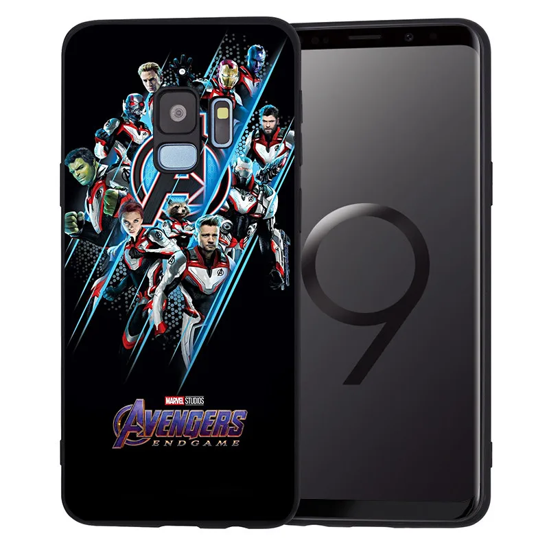 С принтами "Marvel", "Мстители", для Samsung Galaxy S6 S7 край S8 S9 S10 Plus Note 8, 9, 10, A30 A40 A50 A60 A70 M10 M20 чехол для телефона etui