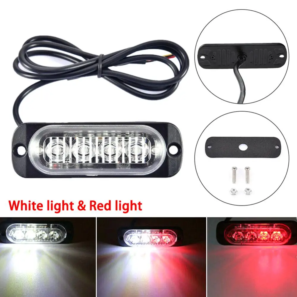 4 светодиодных стробоскопа предупреждающий светильник стробоскоп решетка