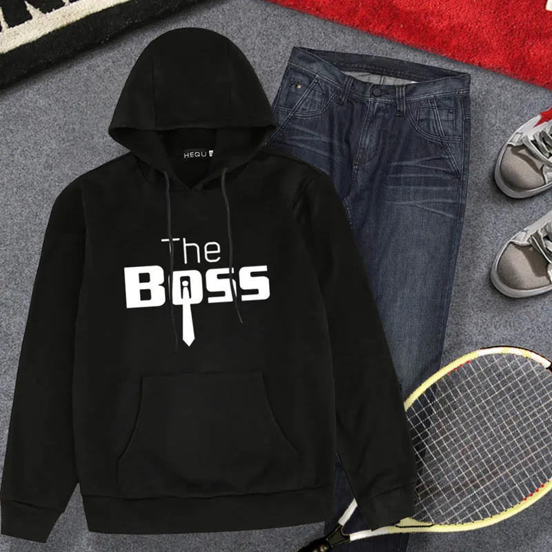 The Boss The Real Boss толстовки для пар для женщин и мужчин свитшот с надписью для влюбленных пары худи пуловеры в стиле кэжуал подарок