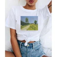 2021 summer short sleeve t shirt women oversize tee shirt casual korean fashion girls top tees graphic female clothing