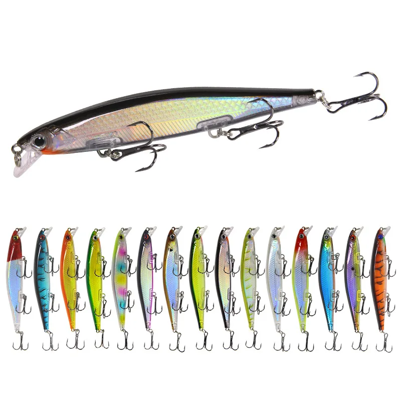 

1Pcs 11cm/13.2g Minnow Bait Fishing Lure Wobblers Vobler Artificial Bait Hard Lures Fisherman For Fishing Fish Goods Tackle