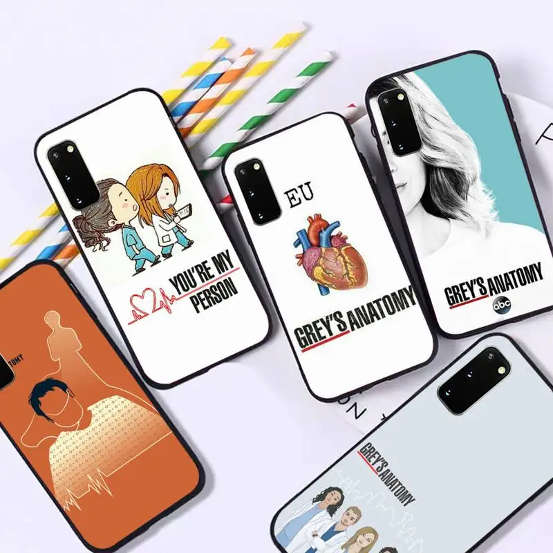 

American TV Gray Anatomy Phone Case For Samsung Galaxy A21S A31 A32 A20RE A51 A52 A71 5G A72 A80 A91 S10 Lite Black Soft Cover