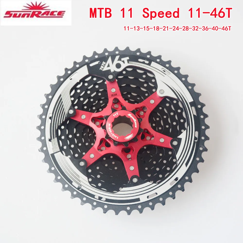 Sunrace CSRX8 11 Speed MTB Bicycle Cassette Bike Freewheel Flywheel Accessories 11-40T/11-42T/11-46T/11-51T