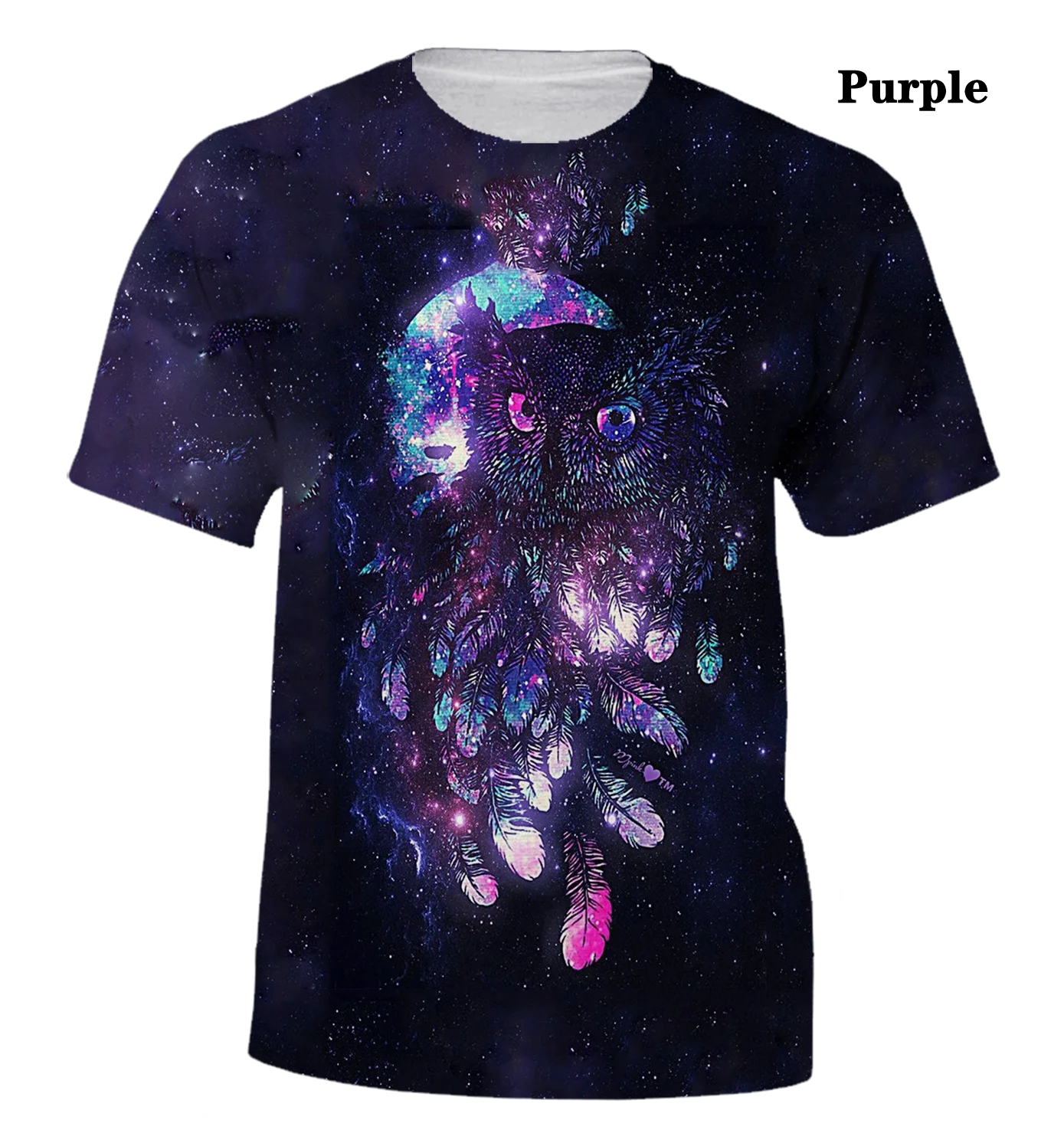 

Summer leisure and cool owl new high-quality T-shirt (the best gift)