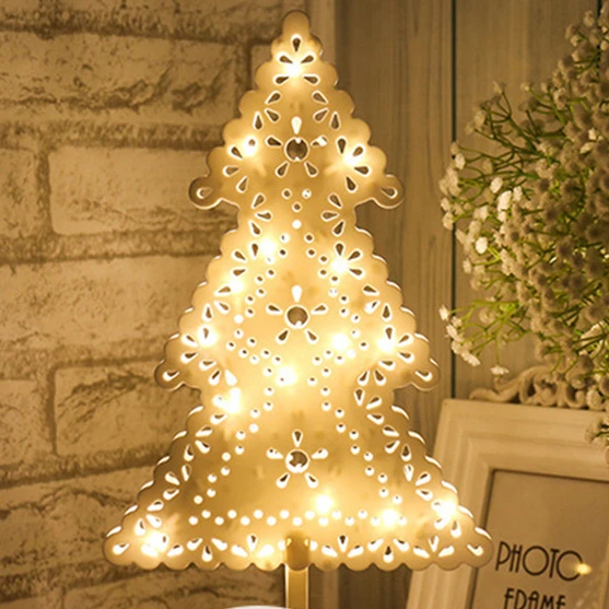 tree Светодиодный ночной Светильник Рождество Decoracion светильник s для дома Спальня Luces светодиодный Decoracion внутренняя елка лампы на солнечных батареях Фея светильник s - Испускаемый цвет: tree