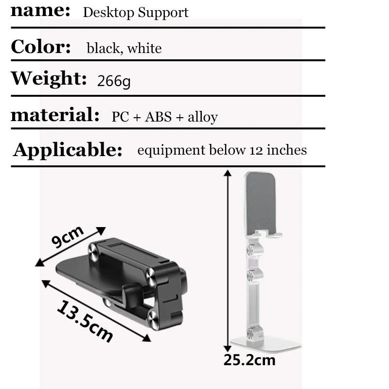 ipad iphone foldable tablet mobile phone desktop phone stand for samsung desk holder adjustable desk bracket smartphone stand free global shipping