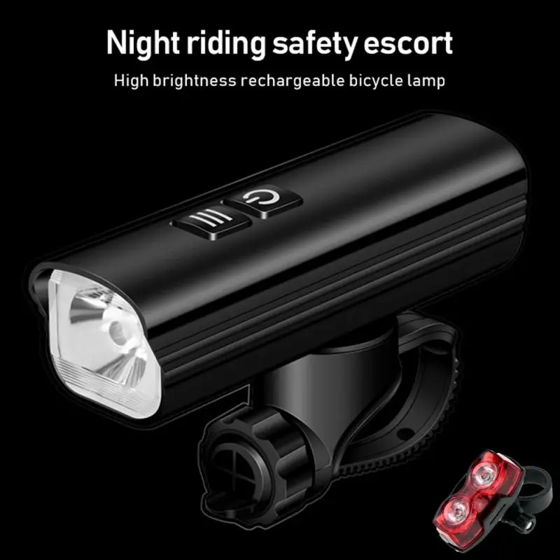 

Bicycle Front Tail Light Set 4800mah USB Rechargable MTB Headlight Road Bike Handlebar Front Lamp Cycling Flashlight Accessories