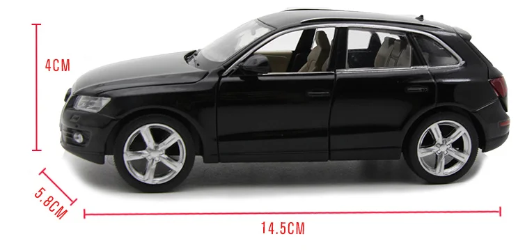 1:32 Scale Audi Q5 Sport SUV Car Diecast Toy Model Pull Back Sound & Light Doors Openable Collection Gift For Kid Toys | Игрушки и