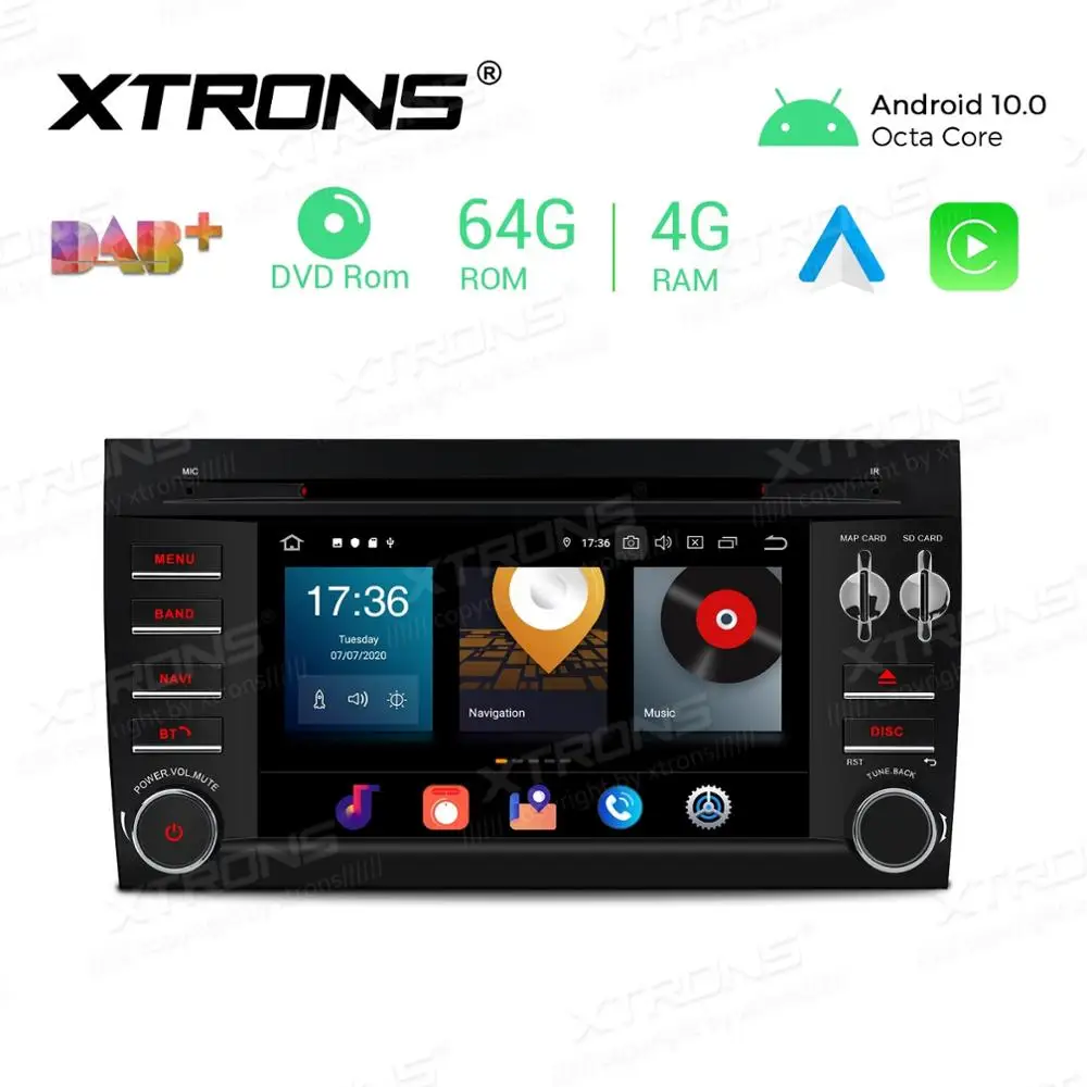 7 &quotAndroid 10 0 OS автомобильный DVD Мультимедиа GPS Радио система плеер для Porsche Cayenne 2003