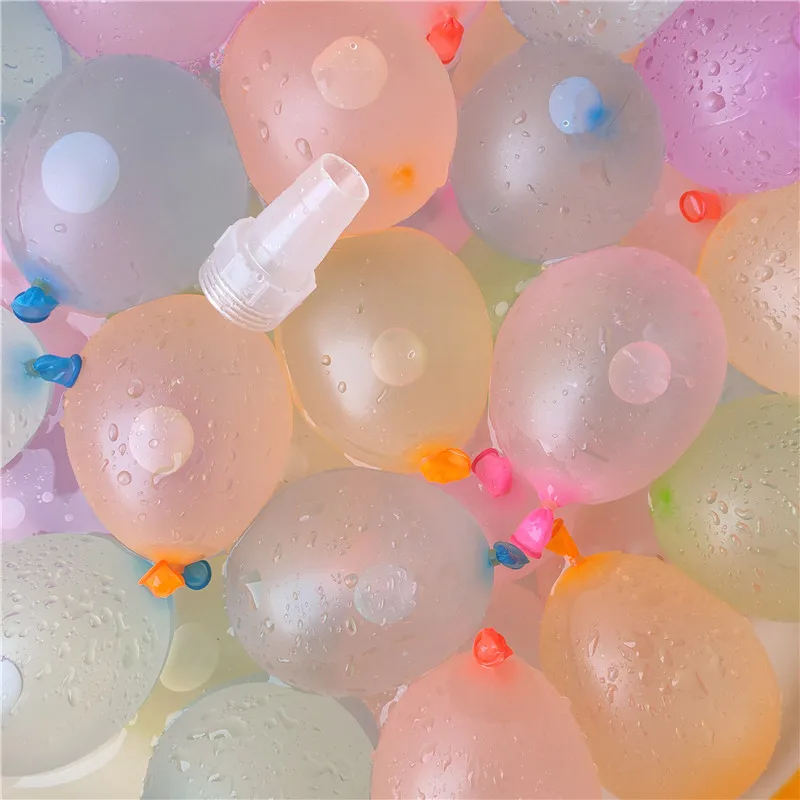 

111pcs/bag Water Balloons Bunch Filled With Water Balloons Latex Balloon Toy Balloons Rapid Injection Summer Game Toy