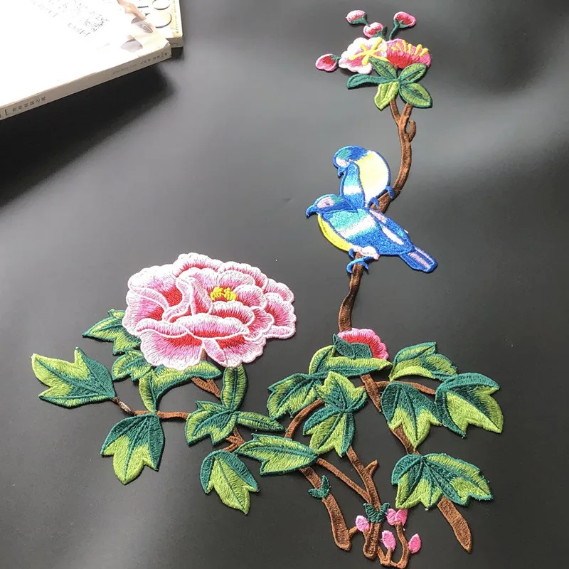 1 шт DIY ремесло шнурка в китайском стиле из ткани с вышивкой платье патч