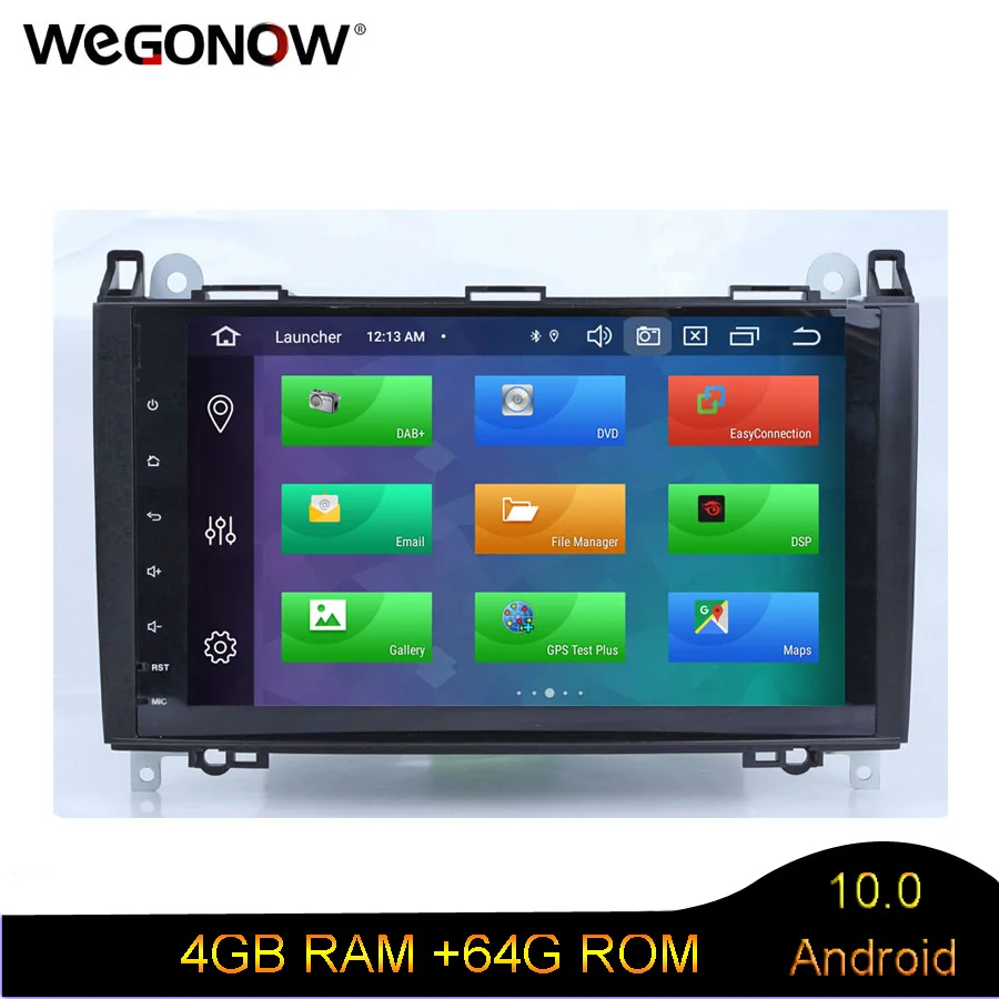 Автомобильный DVD плеер DSP 8 ядер Android 10 4 Гб 64 GPS Bluetooth радио для Mercedes Benz A150 A160 A170 A180 A200