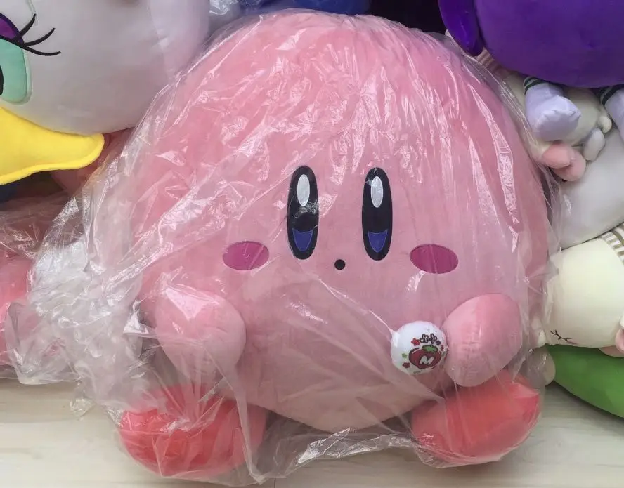 Смелый Кирби супер милый розовый Kawaii Мультфильм изображение мягкие красивые украшения коллекция Gx Ex Мега плюшевые куклы игрушки