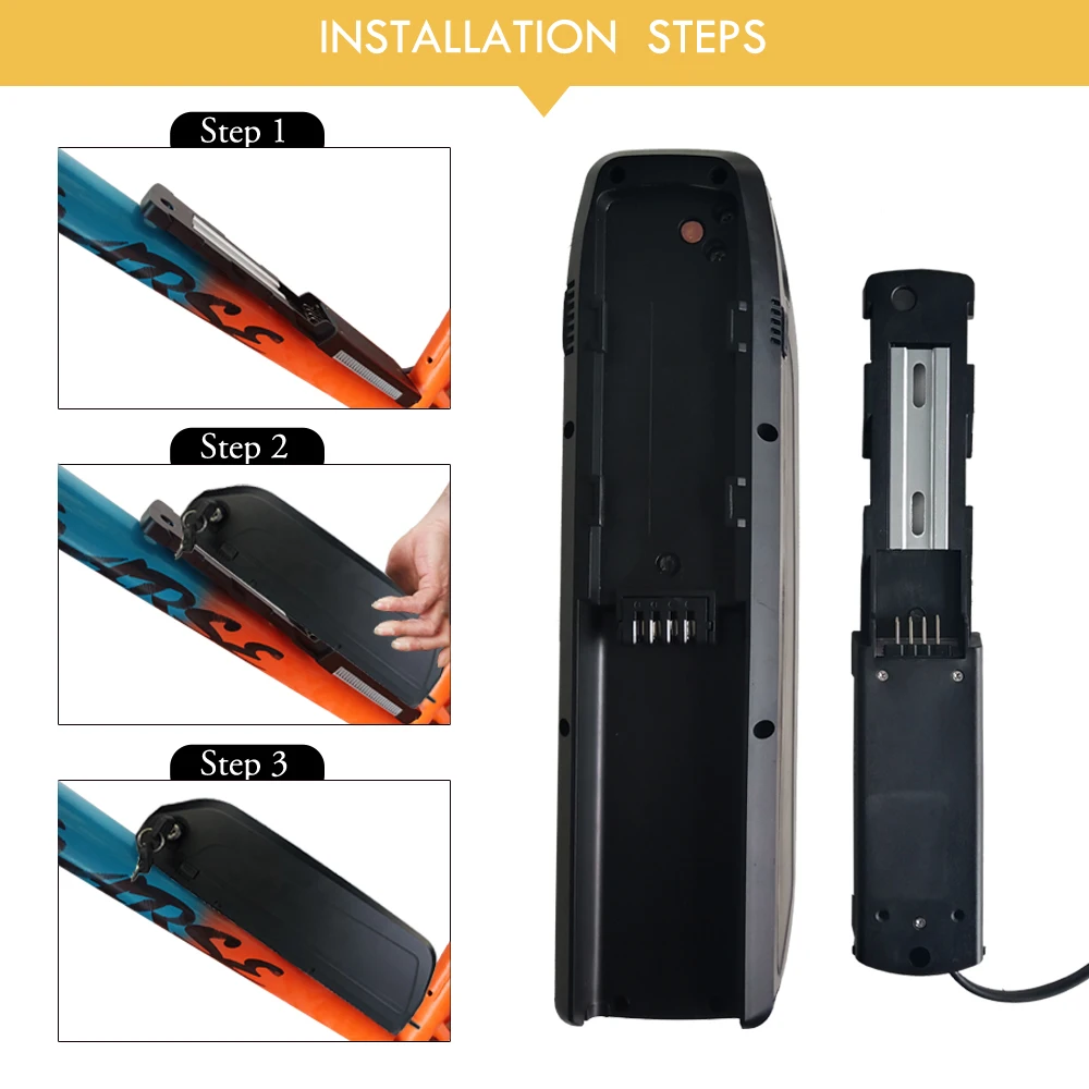 

EBike 36V 15AH 18650 HaiLong Lithium Battery Built in CN Cells Original With USB Plug Fit For Electric Bicycle Conversion Motor