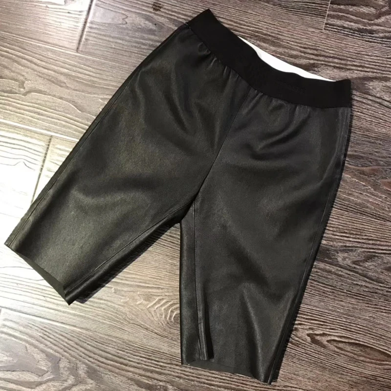

real genuine leather ladies shorts women lambskin legging
