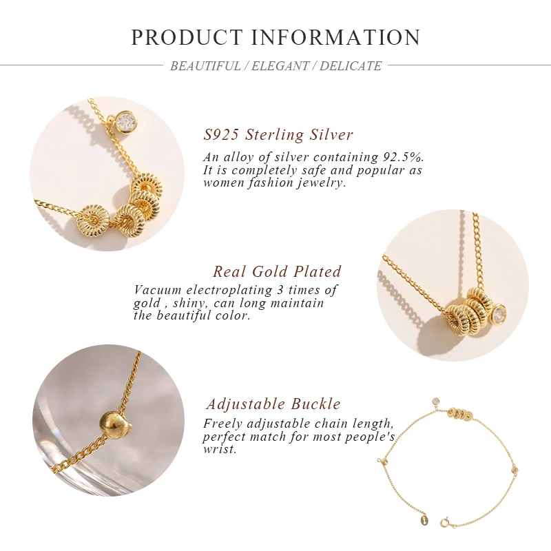 Модный браслет из стерлингового серебра 925 пробы с блестящим золотым кубическим