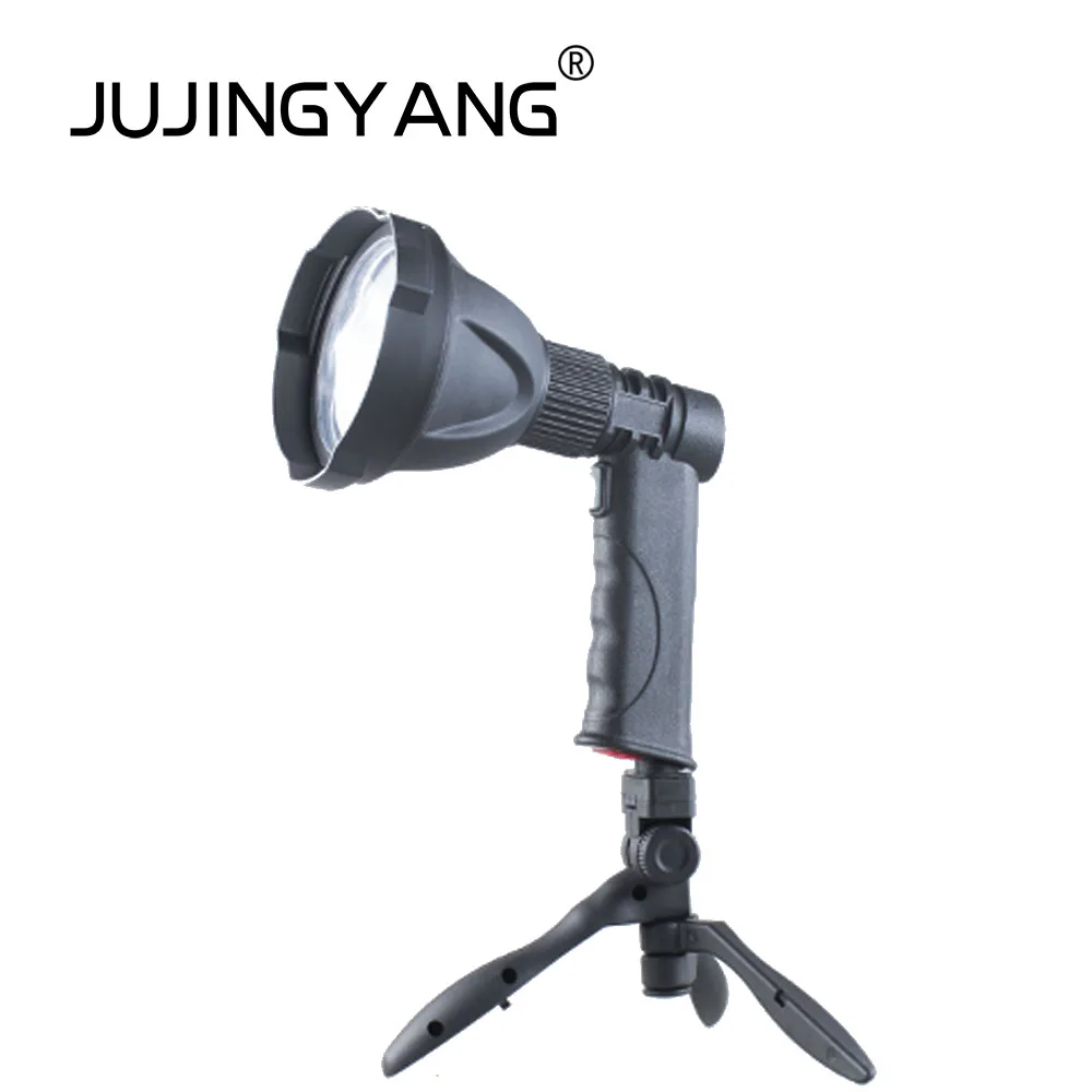 Ju Jingyang LED Handheld Searchlight USB Rechargeable Glare Zoom Flashlight Outdoor Hunting Night Fishing Light