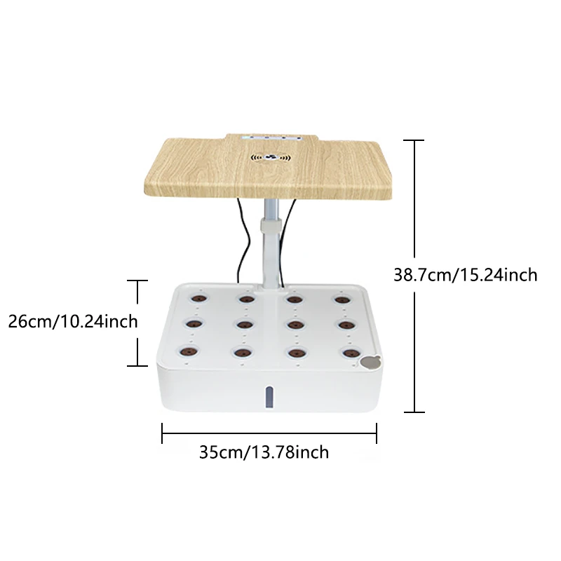 1 pcs Planting box Интеллектуальное гидропонное оборудование для выращивания растений, Цветочная коробка для посадки, автоматический водопоглощающий цветочный горшок - Цвет: 1 pcs Planting box