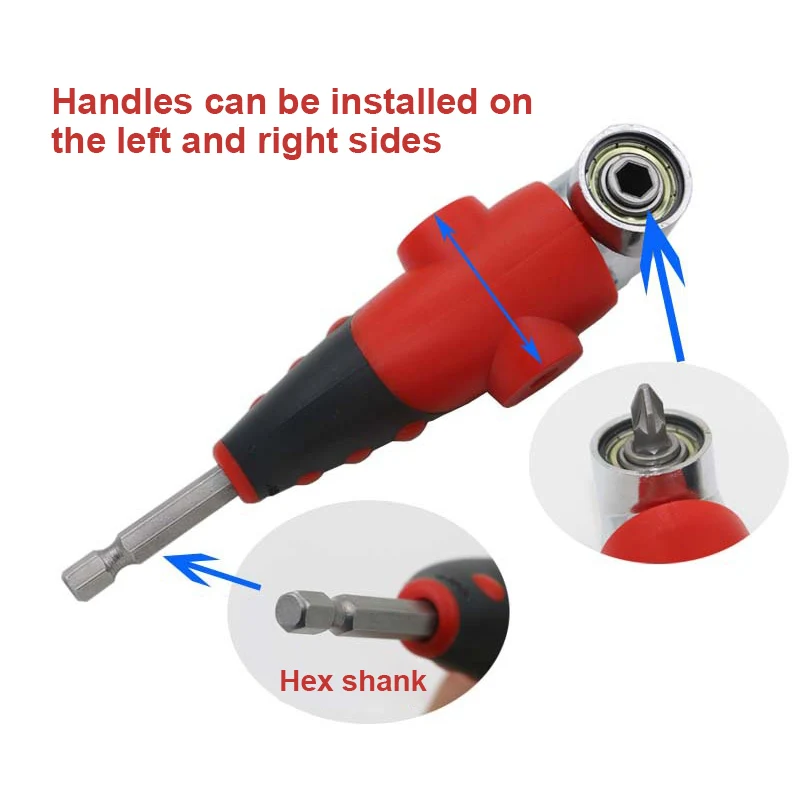 

HOT Bending Drill Set 105 Degree Adapter Electric DIY Angle Driver with Screwdriver Ratchet Bits NDS