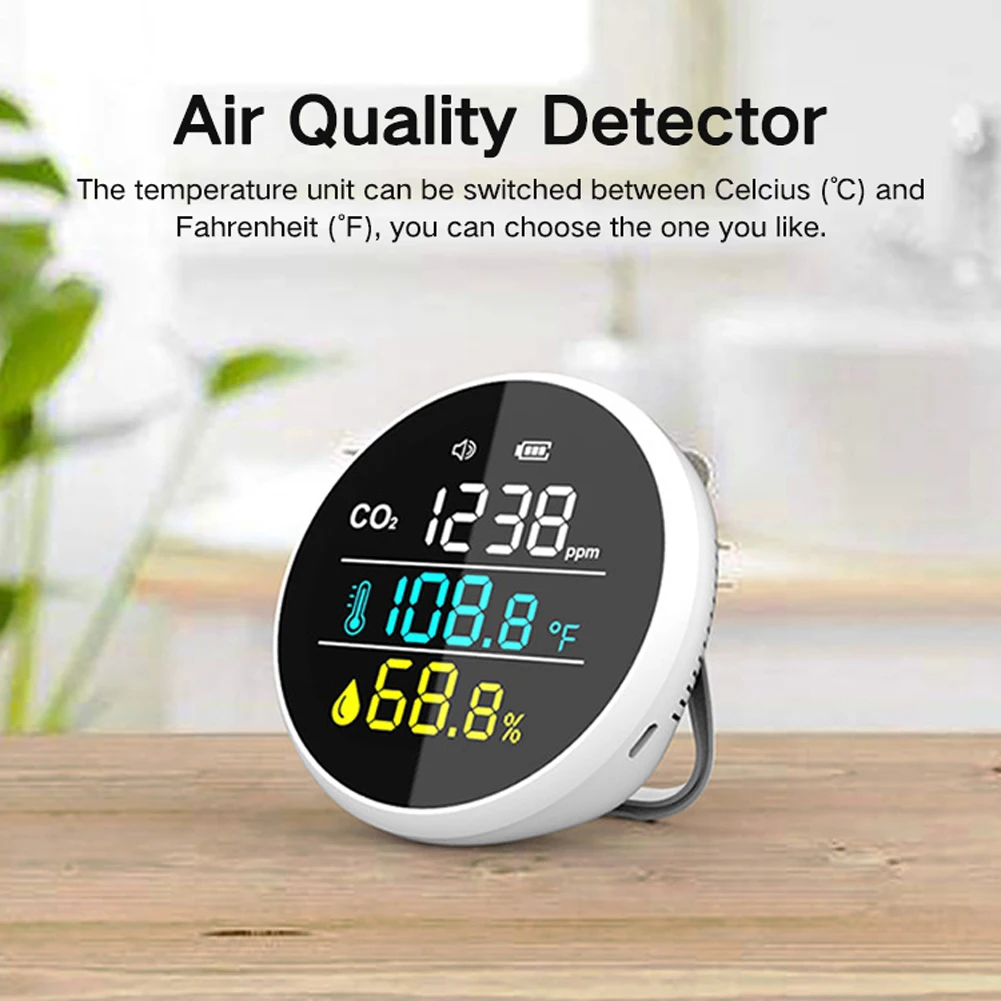 Монитор качества воздуха DM1305 400 ~ 5000ppm для использования внутри и вне помещения