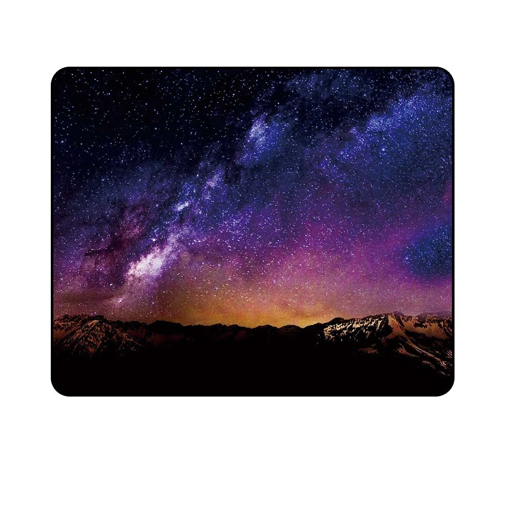 

Cool Starry Sky Space Small Gaming Mouse Pad Locking Edge Mat PC Computer Laptop Mouse Pad Gamer Soft Office Mice Mats 18x22cm