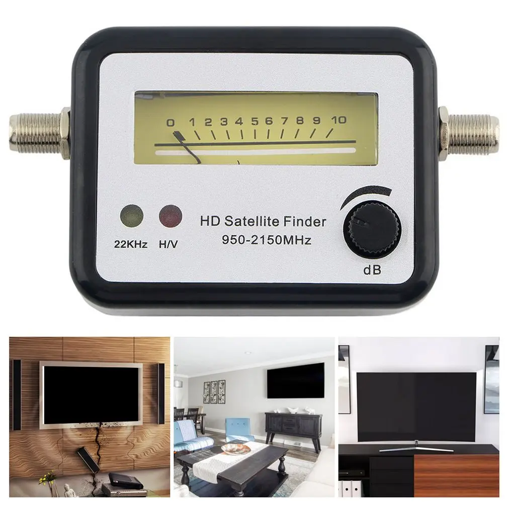 Цифровой спутниковый искатель выравнивания сигнала Satfinder Find Meter LNB Dish Directv Network