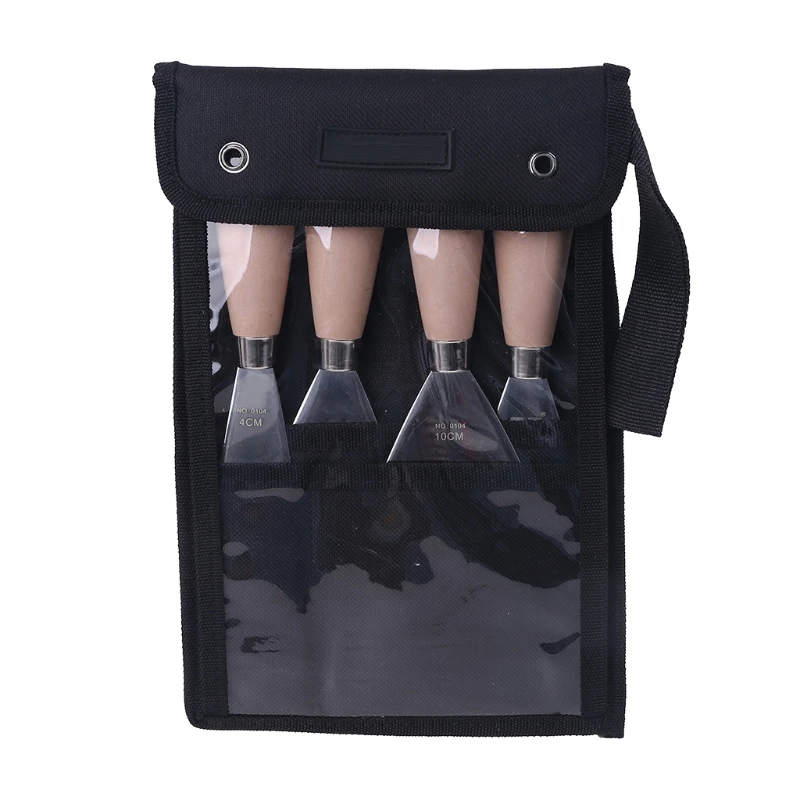 4 Pcs Durable Putty Knife Set Drywall Joint Metal Scraper Tool Excellent for Decals Wallpaper | Инструменты