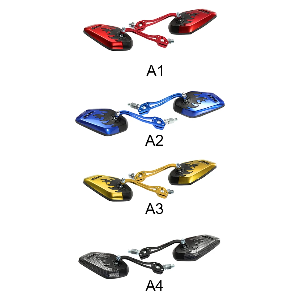 Зеркало заднего вида для мотоцикла 1 пара с поворотом на 360 градусов|Боковые