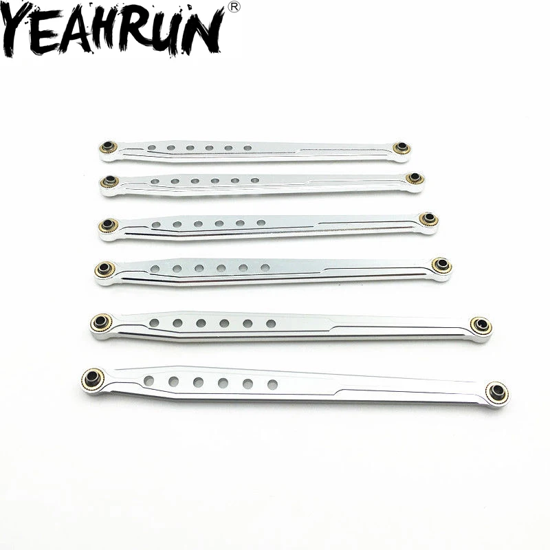 YEAHRUN шасси ссылка Алюминиевый нижний и верхний соединительный стержень для 1:10