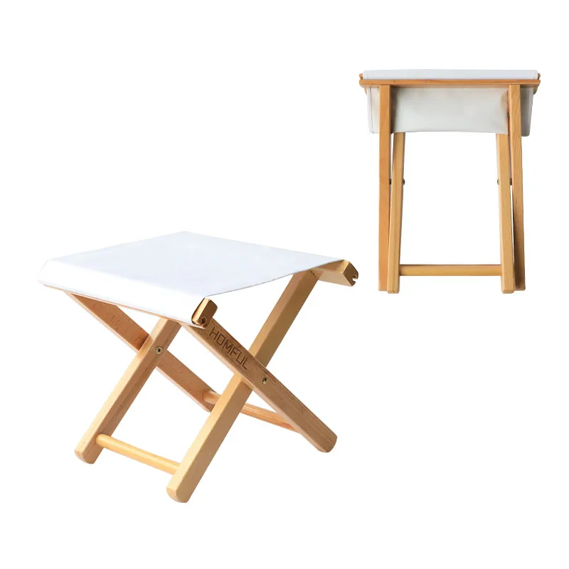 

Solid wood material outdoor folding solid wood Mazar portable travel fishing portable folding small Mazar stool