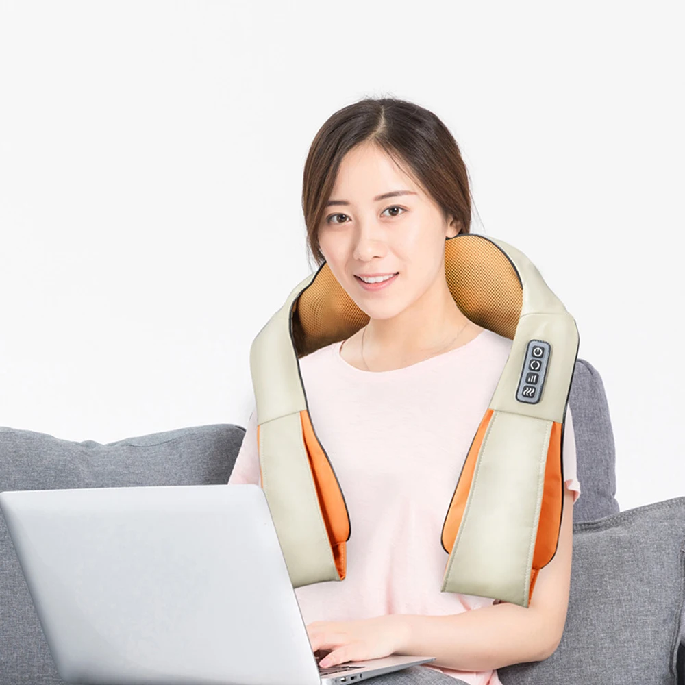 Электромассажер для шеи электромассажер разминания тела и от целлюлита шиацу