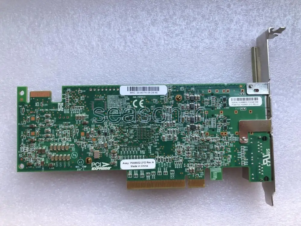 Сетевой адаптер IBM EN0H 74Y3518 00E9267 2B93 4 порта PCIe2 (2x10 ГБ FCoE 2x 1GbE RJ45) | Компьютеры и офис