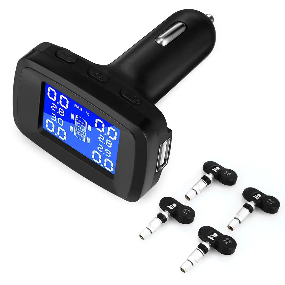 Сигнализация давления в шинах TPMS автомобильный контроль 4 шт. датчик