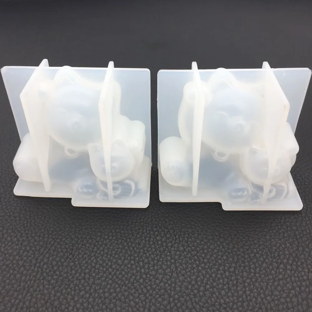 DIY Crystal Epoxy Mirror Stereo Lucky Cat Molded Silicone Fragrance Gypsum Handmade Decoration Home Supplies Lovely Shape |