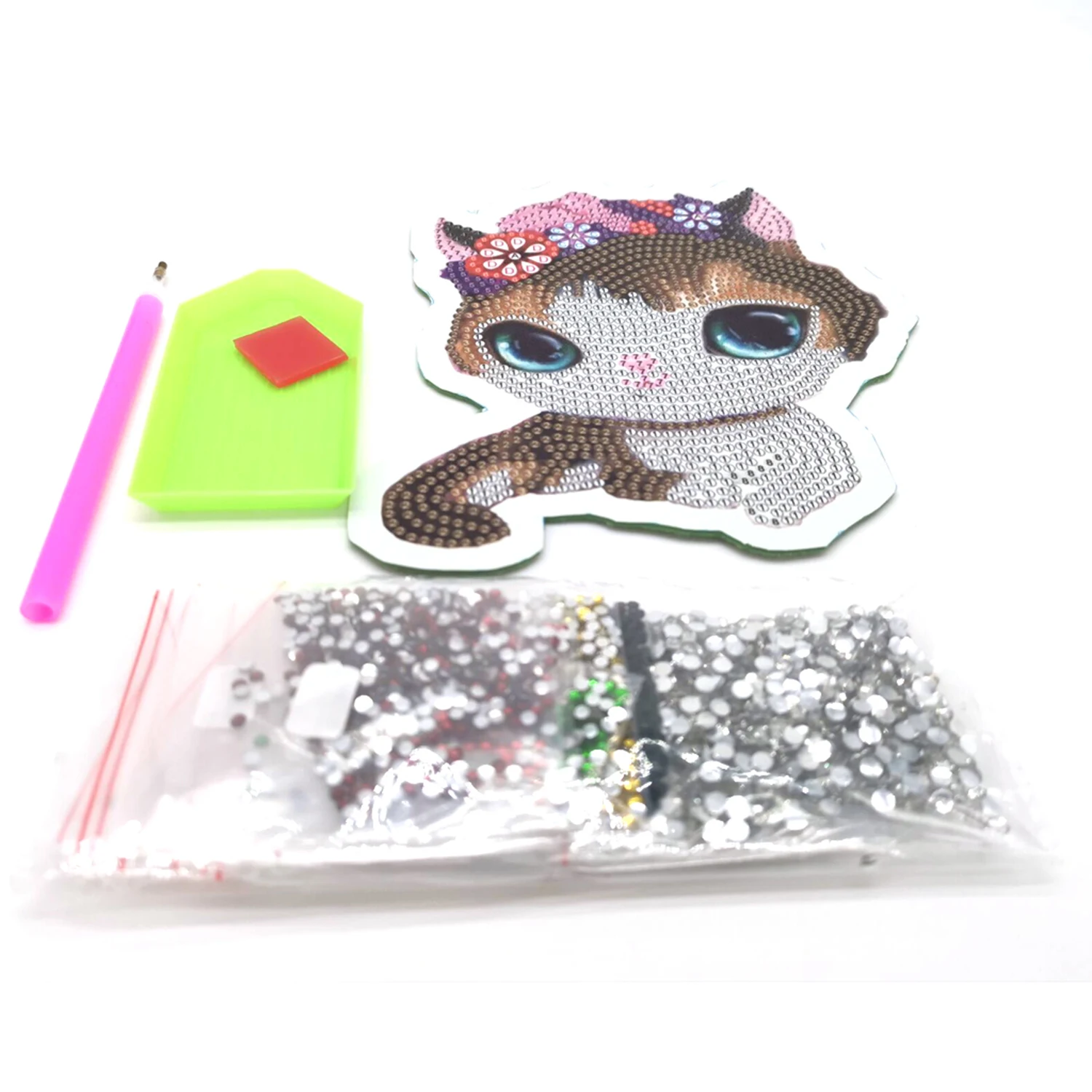 Кошелек для монет сделай сам с алмазной картиной Детский кошелек брелок