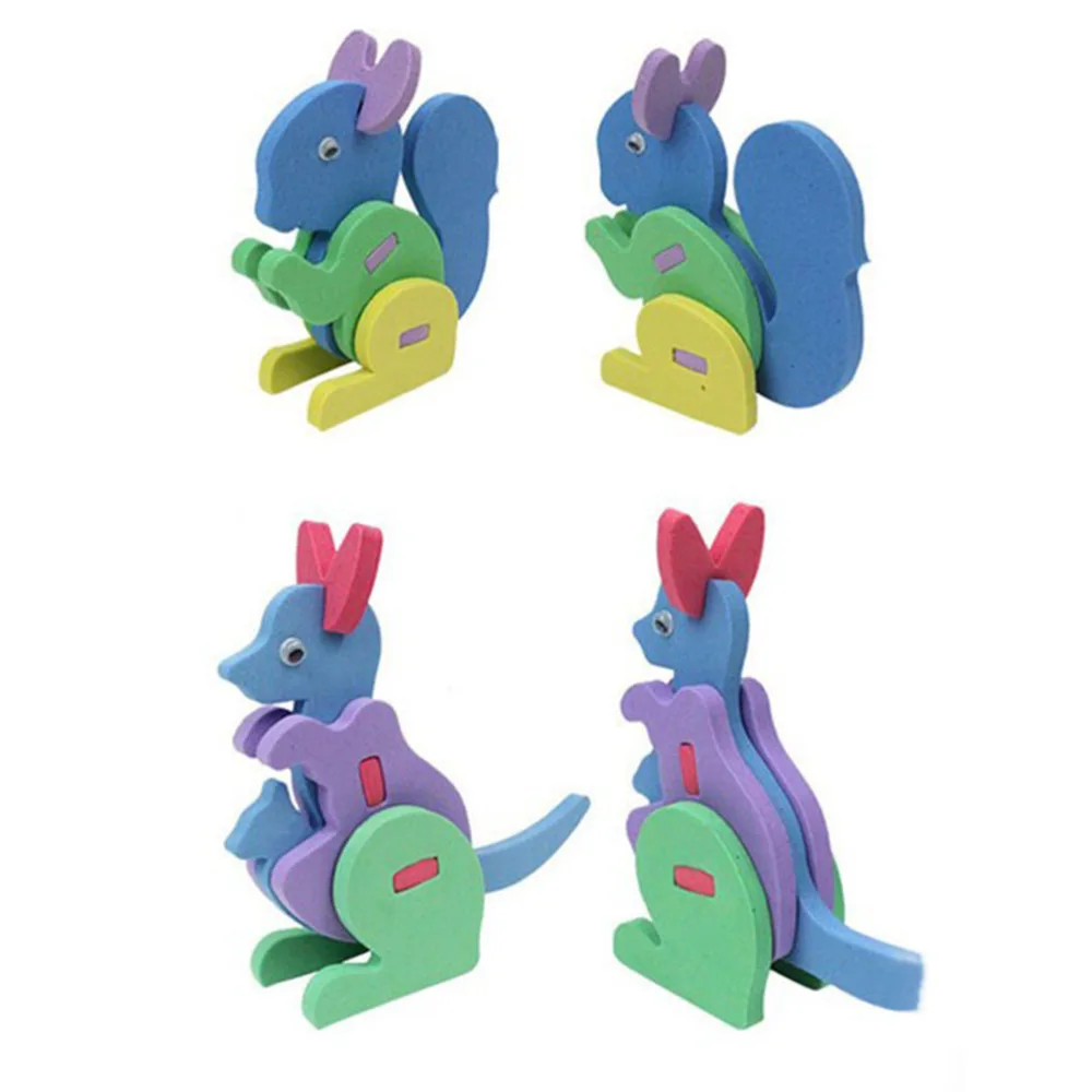 Цветные случайные горячие детские игрушки EVA Foam 3D креативные поделки ручной